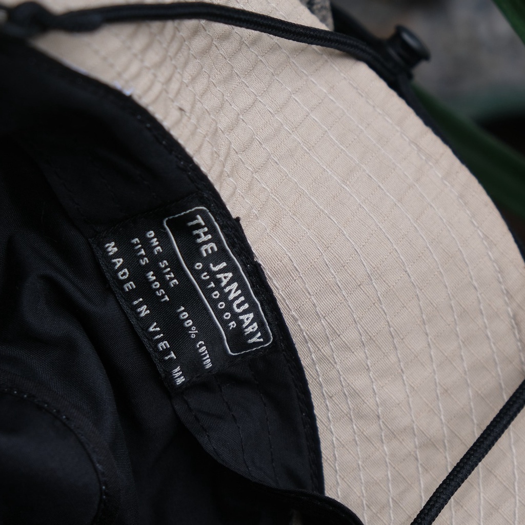 Mũ tai bèo TJO Bucket Hat style Camping, cắm trại, du lịch, vintage