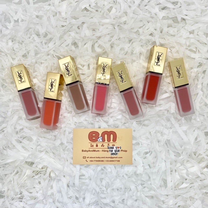 Hàng Pháp - Son môi YSL Tatouage Couture - đủ bill | BigBuy360 - bigbuy360.vn