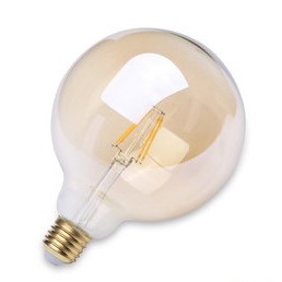 Bóng đèn led edison G125 vỏ vàng nắng 4W vỏ trà ánh sáng vàng