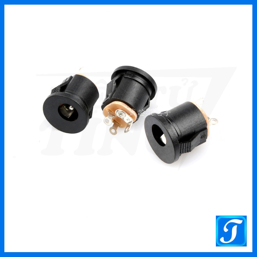 Combo 10 Cái Jack Sạc DC-022 Đầu Nối Nguồn DC Kiểu Chốt Gài / Vặn Ren 5.5x2.1mm