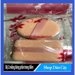 Bộ 2 Miếng Bông Phấn Trang Điểm ESSANCE