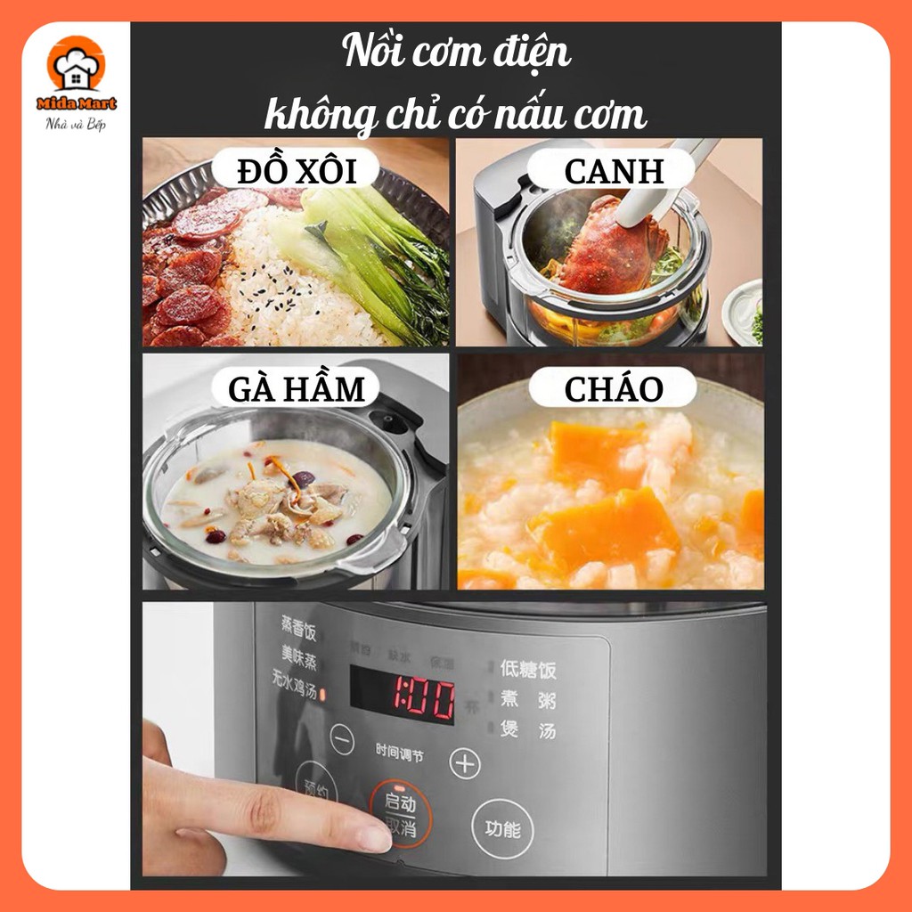 🔥 NỒI CƠM ĐIỆN 3L ĐA CHỨC NĂNG CHÍNH HÃNG JOYOUNG F30S-S160 BẢO HÀNH 6 THÁNG 🔥