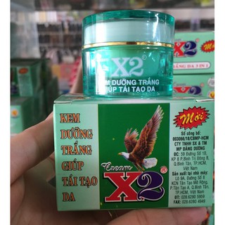 Kem X2 dưỡng trắng tái tạo da 8g giá bao bì 94.5k