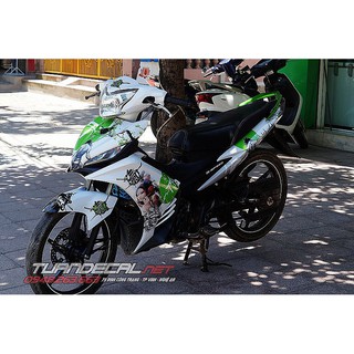 Tem Trùm Exciter 135 Samurai xanh lá