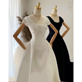 Đầm Nơ Dự Tiệc Dáng Xòe