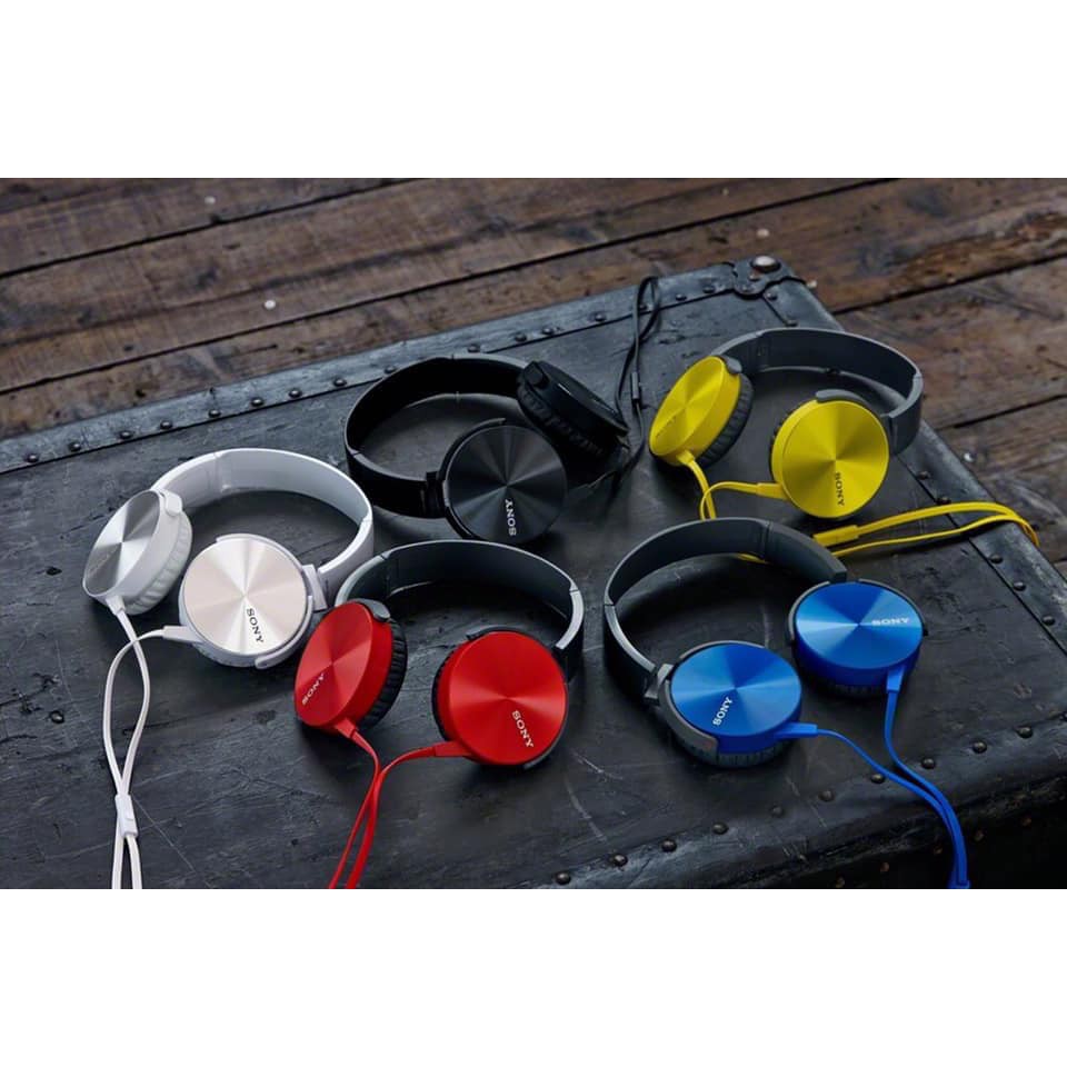 [TAI NGHE CÓ MIC NÓI ] Chụp tai headphone Sony Extra bass XB450AP-Dùng cho máy tính-Điện thoại-Chống ồn-Bảo Hành 6 Tháng