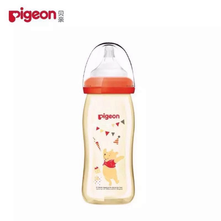 Bình Sữa Pigeon Cổ Rộng Cao Cấp 160ml/240ml ( Phiên Bản Giới Hạng Pigeon )
