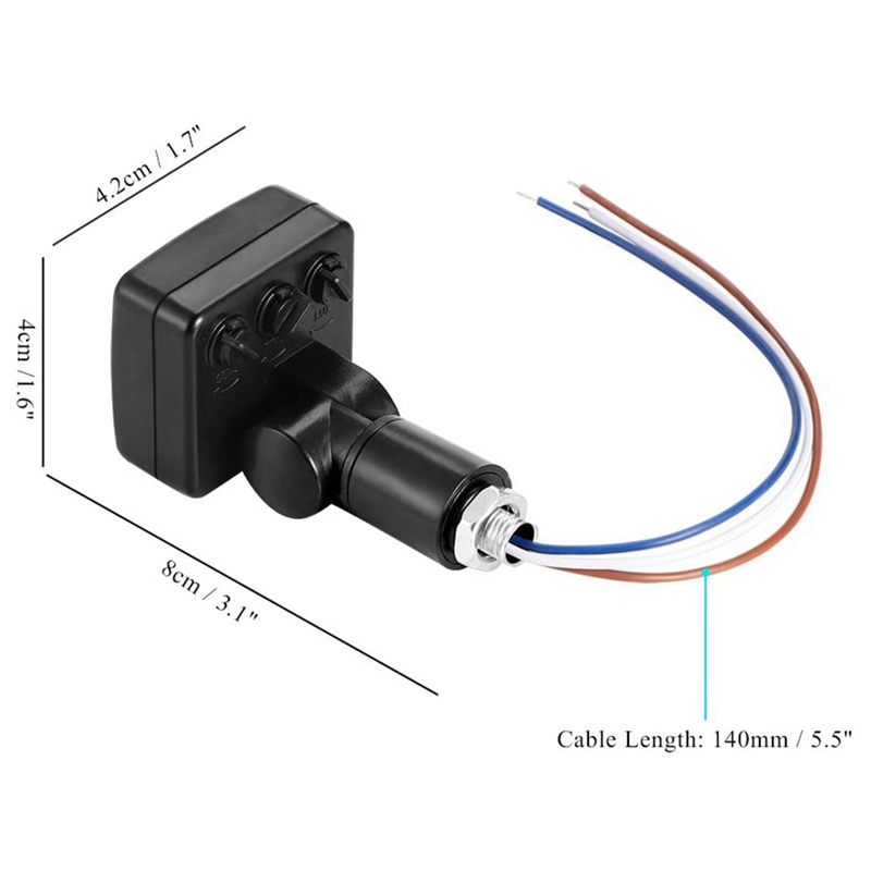 Đèn LED Mini Cảm Biến Chuyển Động Hồng Ngoại 220V Đen