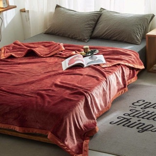 Chăn Muji Lông Tuyết Hàng Xuất Khẩu, Dày Dặn, Đắp Mềm, Mướt