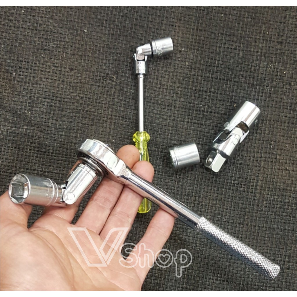 Khuỷu chuyển góc, khớp lắt léo, siết mở bu lông