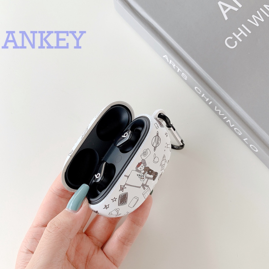 Case for beats studio buds Vỏ bảo vệ hộp sạc tai nghe thích hợp cho hình phi hành gia bằng silicon mềm chống nước chống sốc