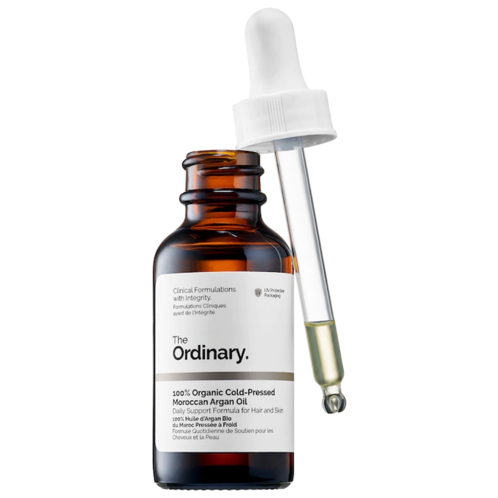 Dầu dưỡng The Ordinary 100% Organic Cold-Pressed Moroccan Argan Oil - 30ml