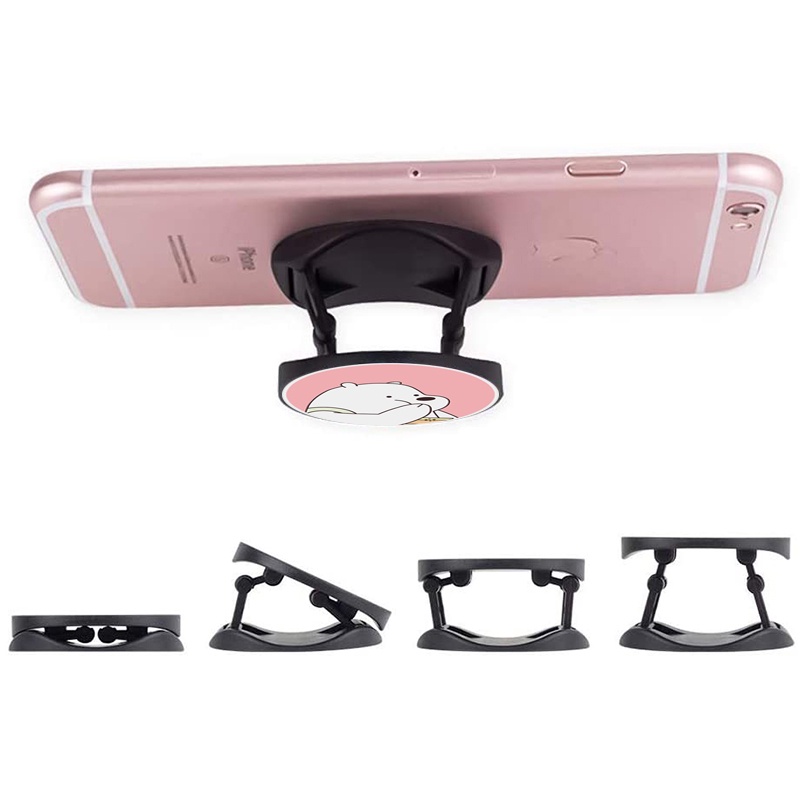 Giá đỡ điện thoại in hình gấu trắng hoạt hình dễ thương