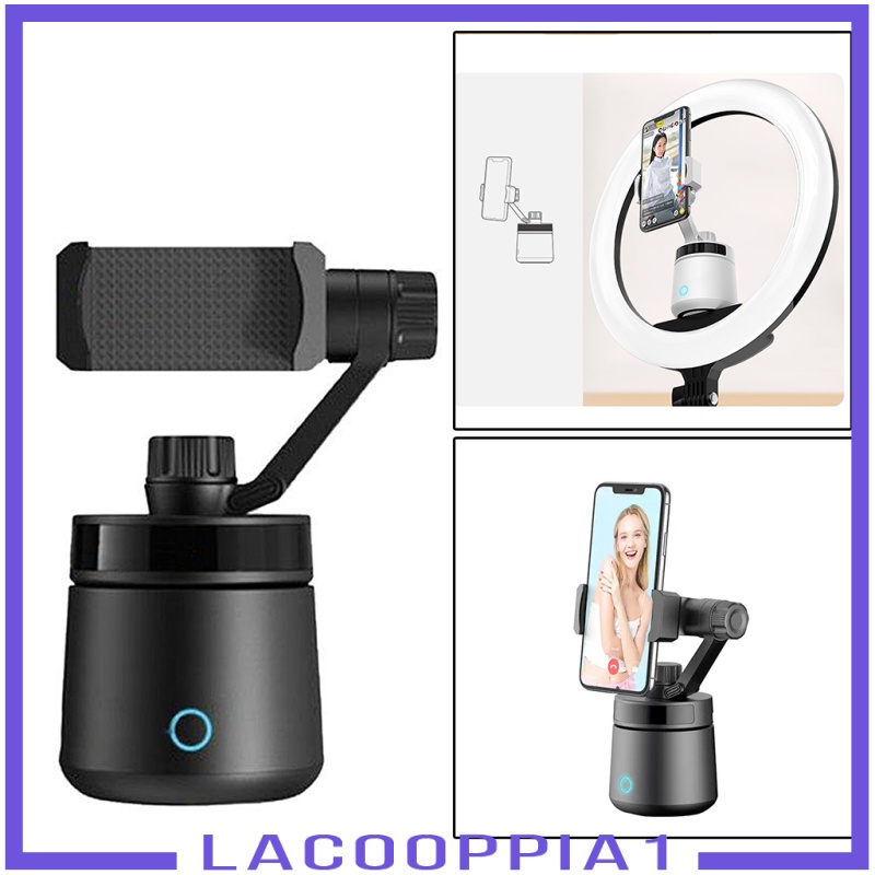 [LACOOPPIA1] Portable 360 Rotation Automatic Tracking Smart Gimbal Selfie Stick, Auto Face and Object Tracking