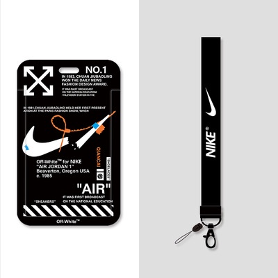 Dây Đeo Thẻ Tên/Thẻ ID In Logo Nike Thời Trang Chất Lượng Cao