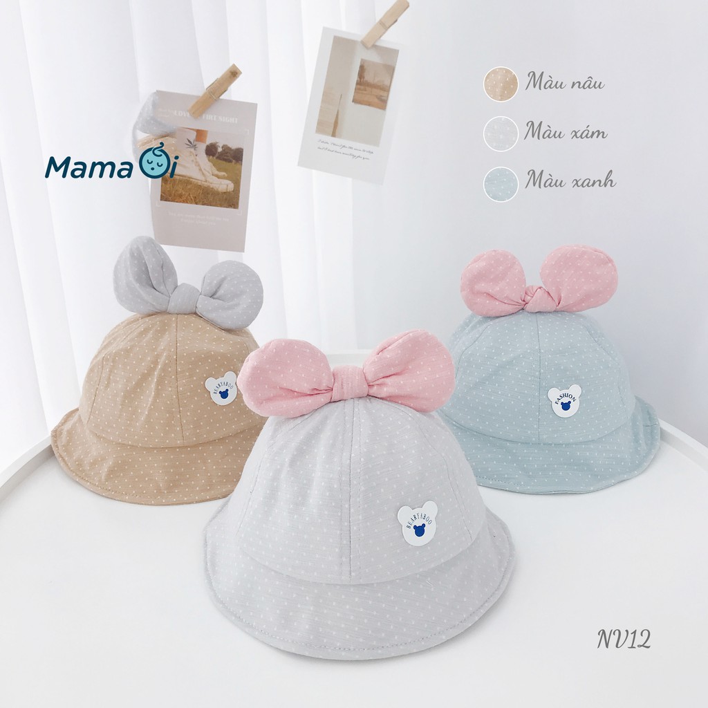 NVTH Mũ vành đáng yêu tổng hợp cho bé 3-36 tháng đội đi chơi của Mama Ơi - Thời trang cho bé