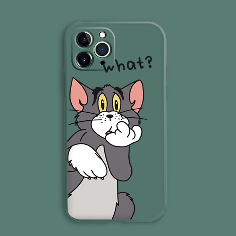 Ốp lưng IPhone cạnh vuông BVC mèo tom 6/6s/6plus,7/8plus,X/Xs/Xr/Xs max/11/12/13/14/pro/max/plus/promax BVC862