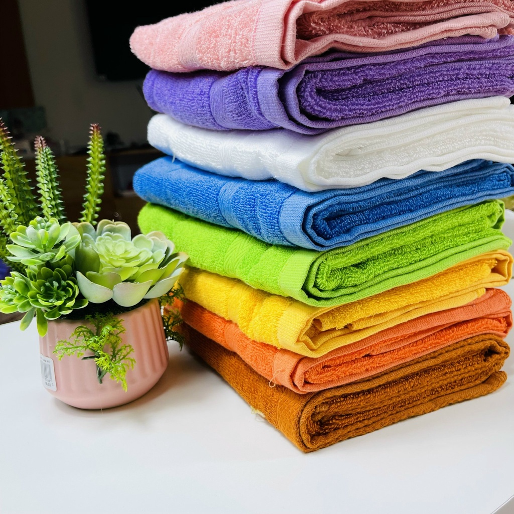 Combo 20 khăn tắm màu Tân Thịnh, KT 50x100cm
