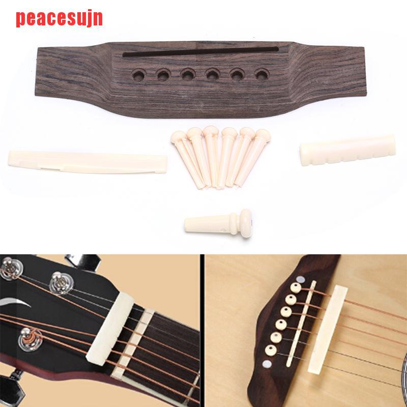 (Hàng Mới Về) 1 Bộ Ngựa Đàn Ghi Ta + Ngựa Ngựa / Ngựa / Ngựa / Lược Đàn Guitar