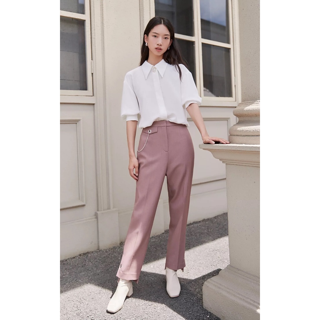 Vero Moda Quần Dài Lưng Vừa Cho Nữ 320350020