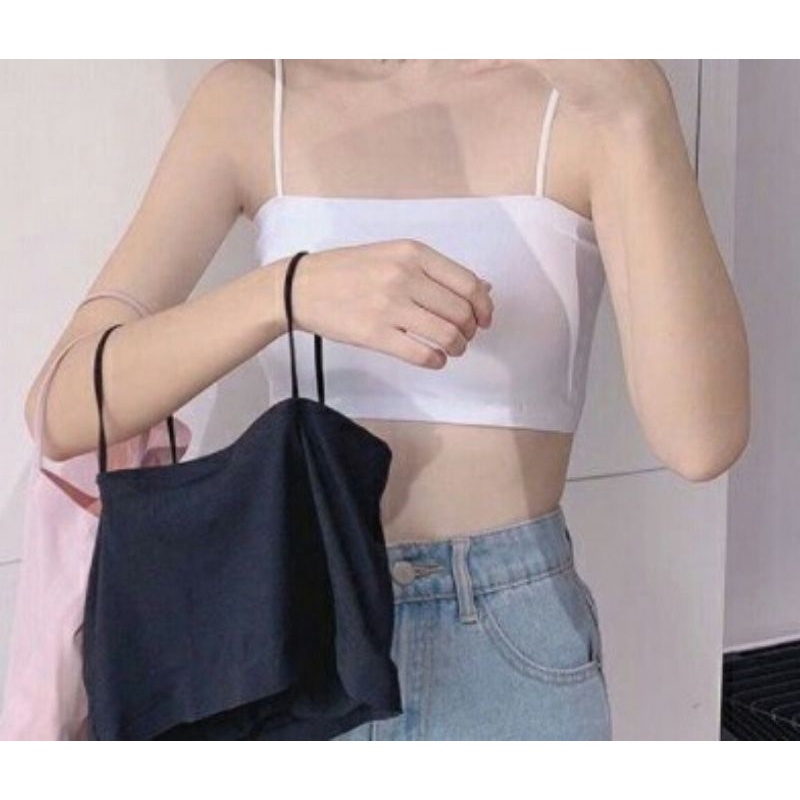 Áo Bra Đúc Su Quây 2 Dây Chất Mát Lịm