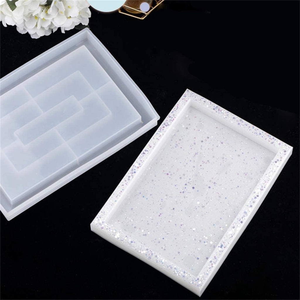 LLOYD Khuôn Silicone Làm Đất Sét Thủ Công Hình Chữ Nhật