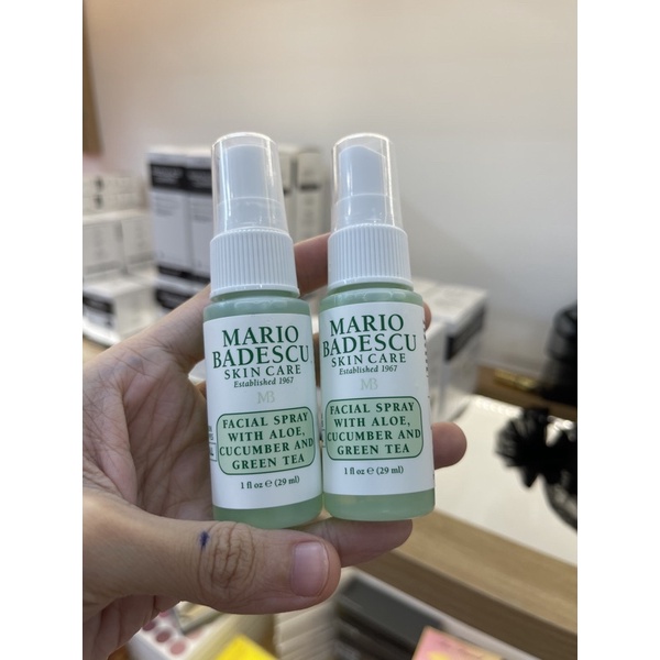 ‼️[Size 60ml] XỊT KHOÁNG ĐÌNH ĐÁM MARIO BADESCU SKINCARE FACIAL SPRAY WITH ALOE , HERB AND ROSE WATER