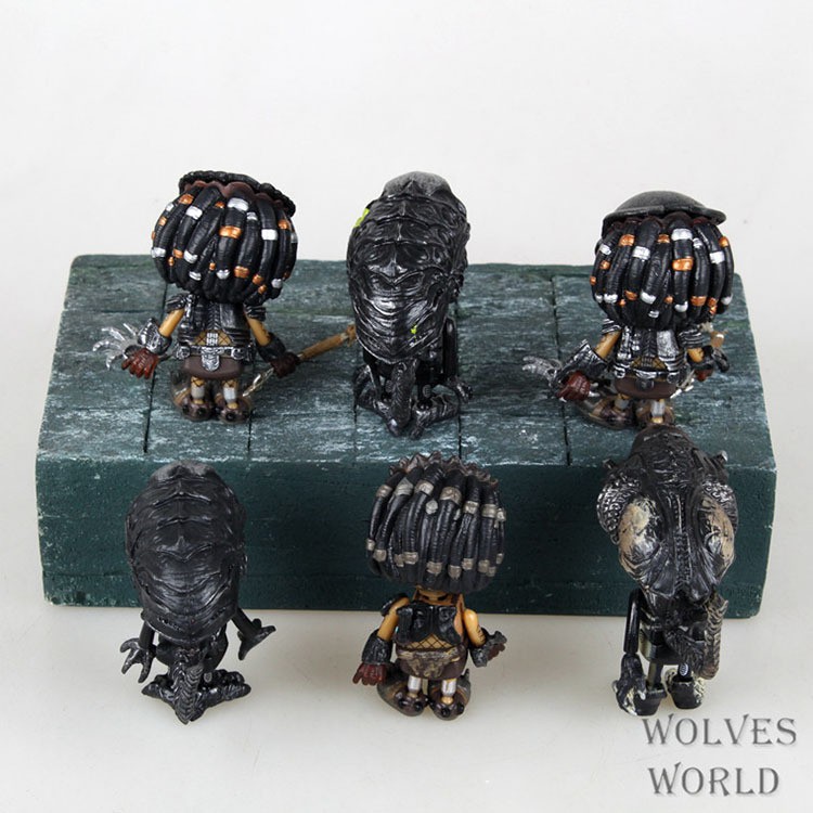 Set 6 Mô hình Predator Người ngoài hành tinh