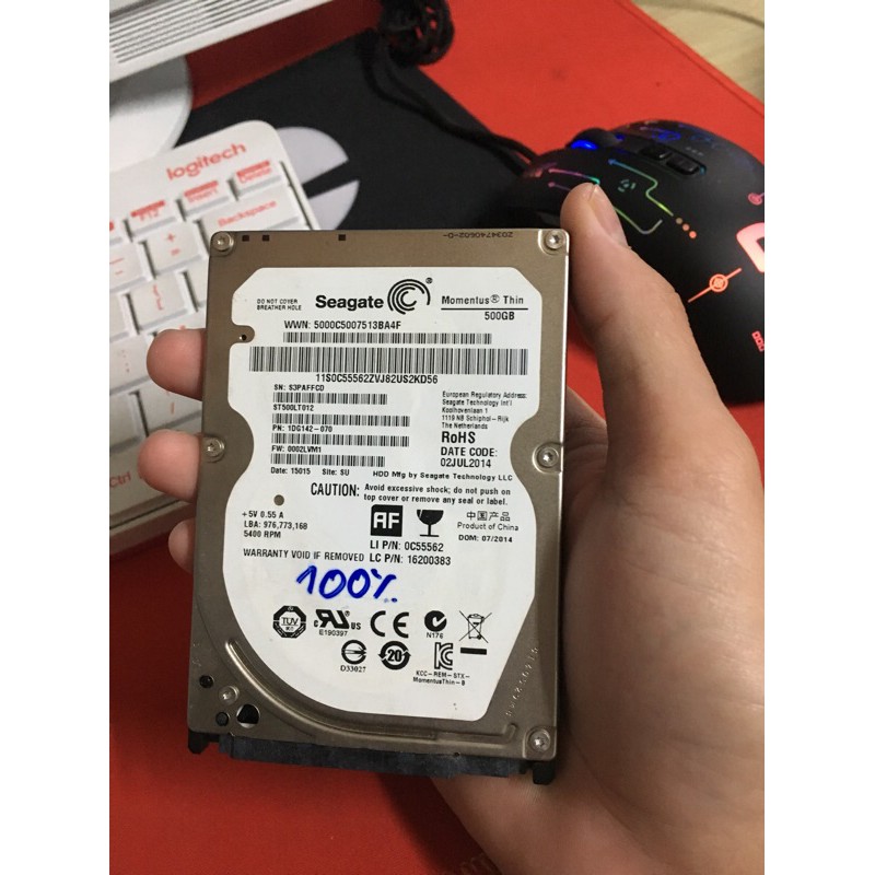 Ổ cứng 500GB(Laptop) chuẩn 2.5