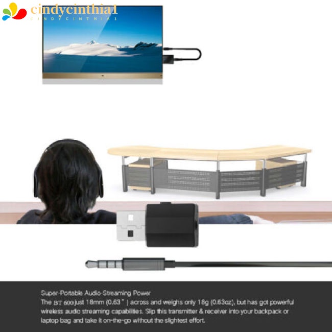 Bộ Chuyển Đổi Âm Thanh Bluetooth 5.0 2 Trong 1
