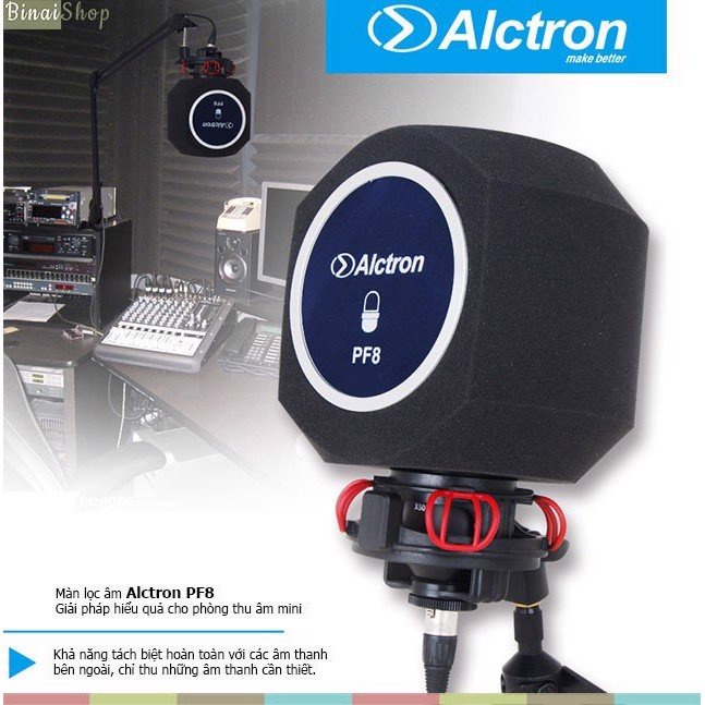 Màn chắn lọc âm cho phòng thu nhỏ Alctron PF8