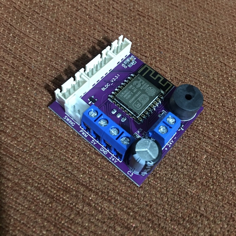 Mạch cấp xung điều tốc motor BLDC chế quạt không chổi than Nidec Minebea inverter DIY