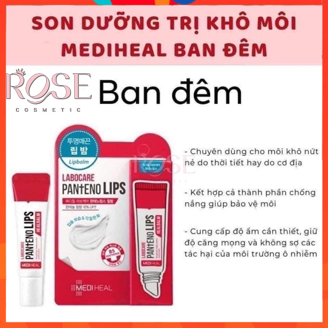 Son Dưỡng Môi Mediheal Labocare Panteno Lips ⚡⚡ Khử Thâm Môi / Làm Hồng Môi / Dưỡng Ẩm Môi 10ml