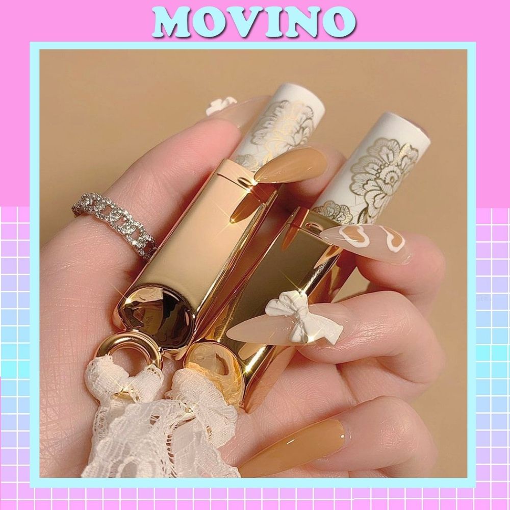 Son thỏi sáp Movino son lì nội địa Trung lâu trôi hot thắt nơ sang chảnh SS14