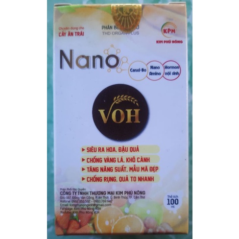 Phân bón hữu cơ sinh học công nghệ cao dành cho cây ăn trái và cây công nghiệp