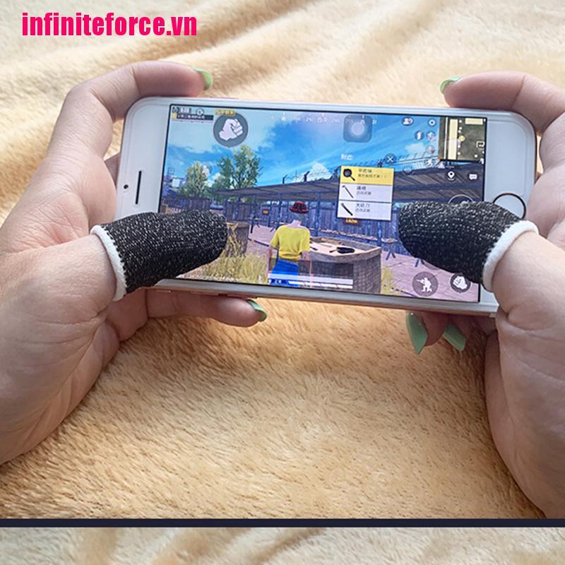 Set 2 Găng Tay Chơi Game Chống Mồ Hôi Thoáng Khí Có Thể Tái Sử Dụng Cho Điện Thoại Di Động