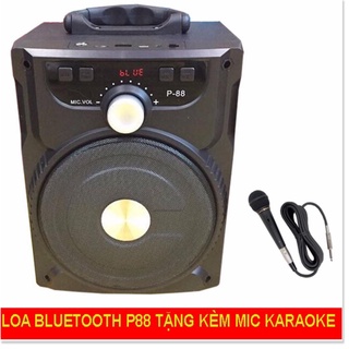 Loa bluetooth hát Karaoke Xách tay P87 P88 P89 tặng kèm Micro