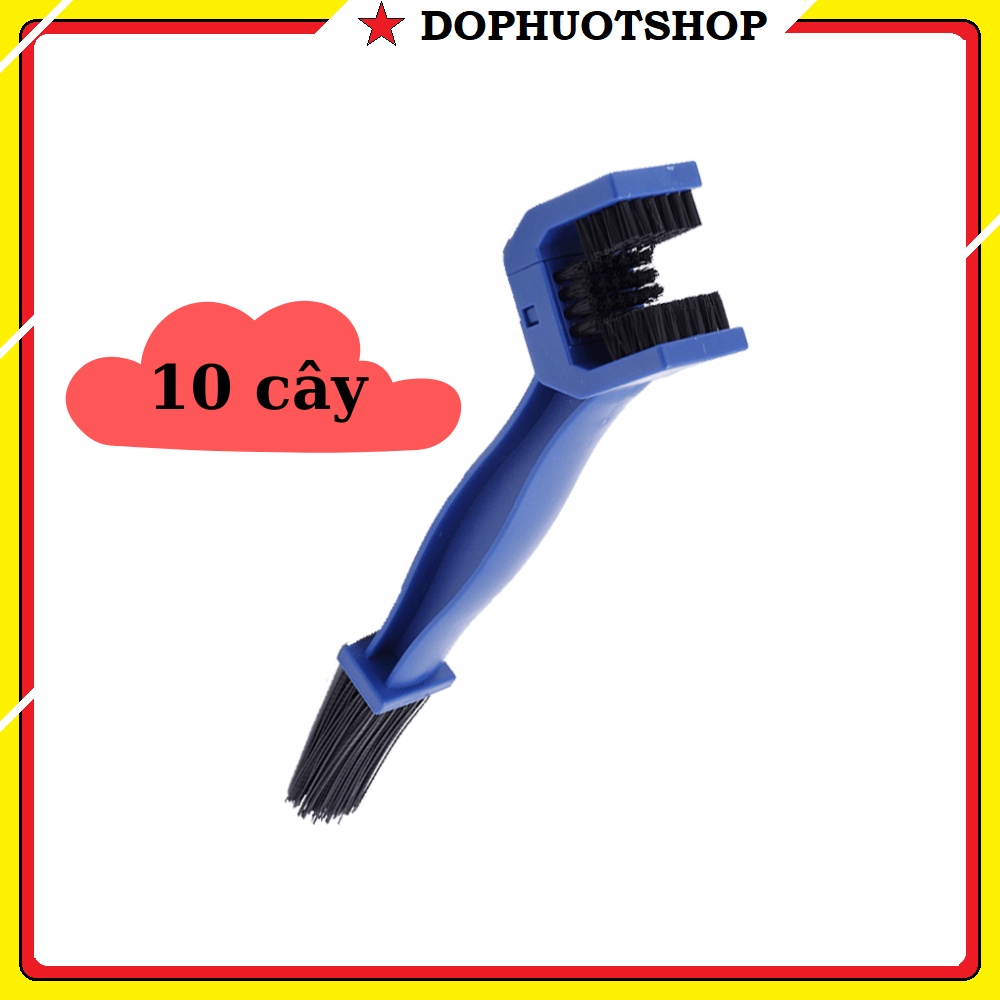 10 Cây Bàn Chải Sên 3D, Bàn Chải Cọ Xích Xe, Bàn Chải Vệ Sinh Sên