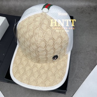 Mũ hiphop snapback gc phối lưới trắng khoá nút thời trang nam
