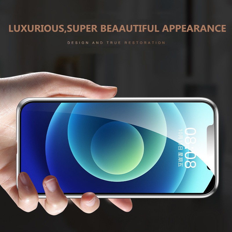 Khung bảo vệ điện thoại bằng kim loại màu trơn sang trọng thích hợp cho Iphone 12 Pro Max 12 Pro 12 Mini 12