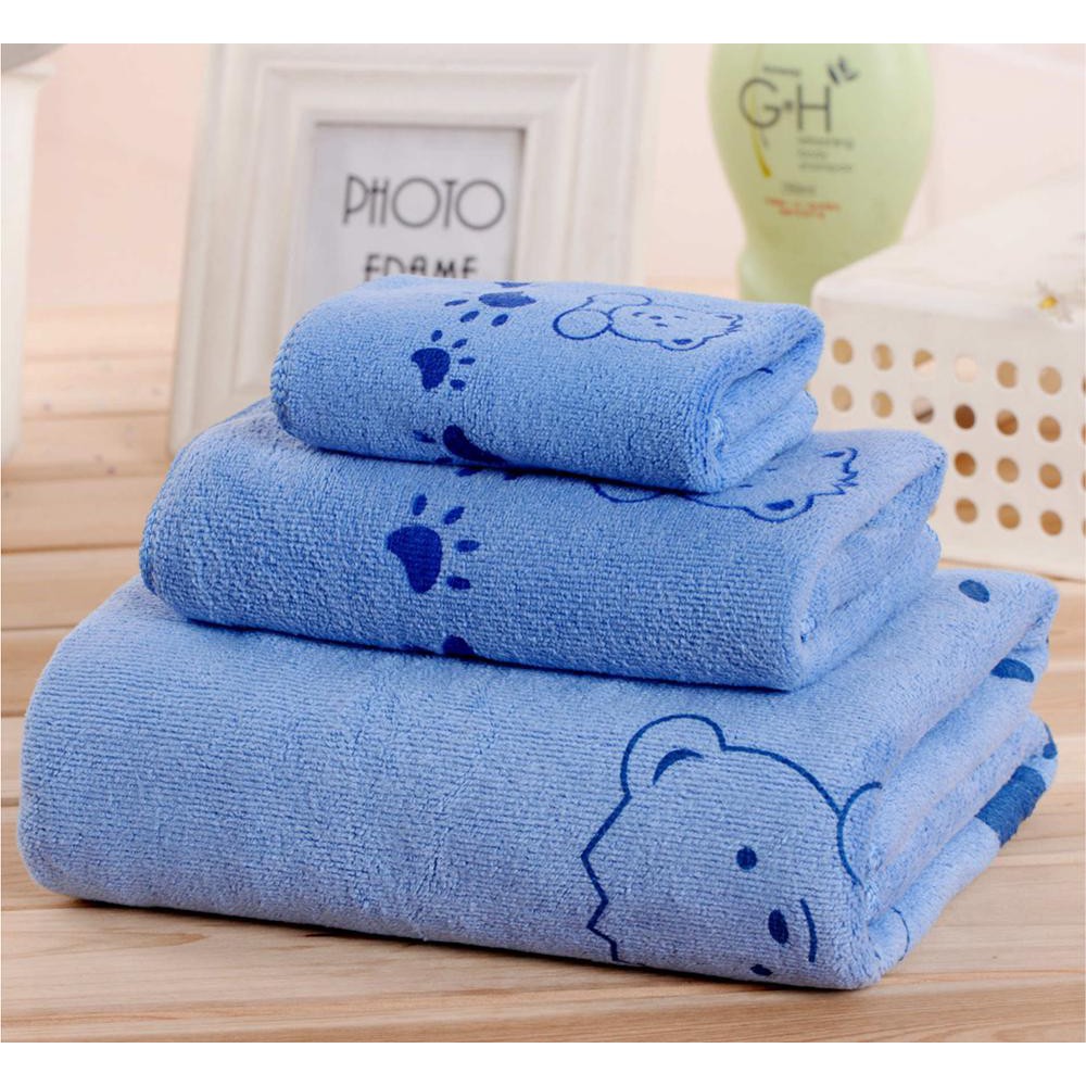 Sét 3 khăn thái , bộ 3 khăn thái lan , Bộ 3 khăn tắm cho mẹ và bé - giao màu ngẫu nhiên