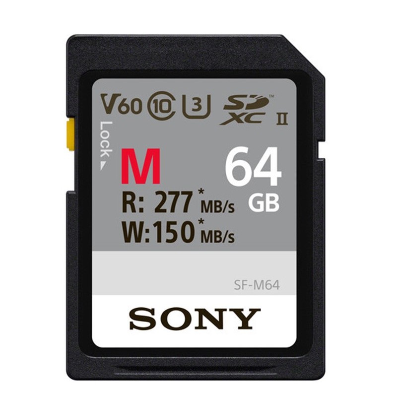 Sony SDXC 64GB 277MB/s (150MB/s) (SF-M64/T2) | BigBuy360 - bigbuy360.vn