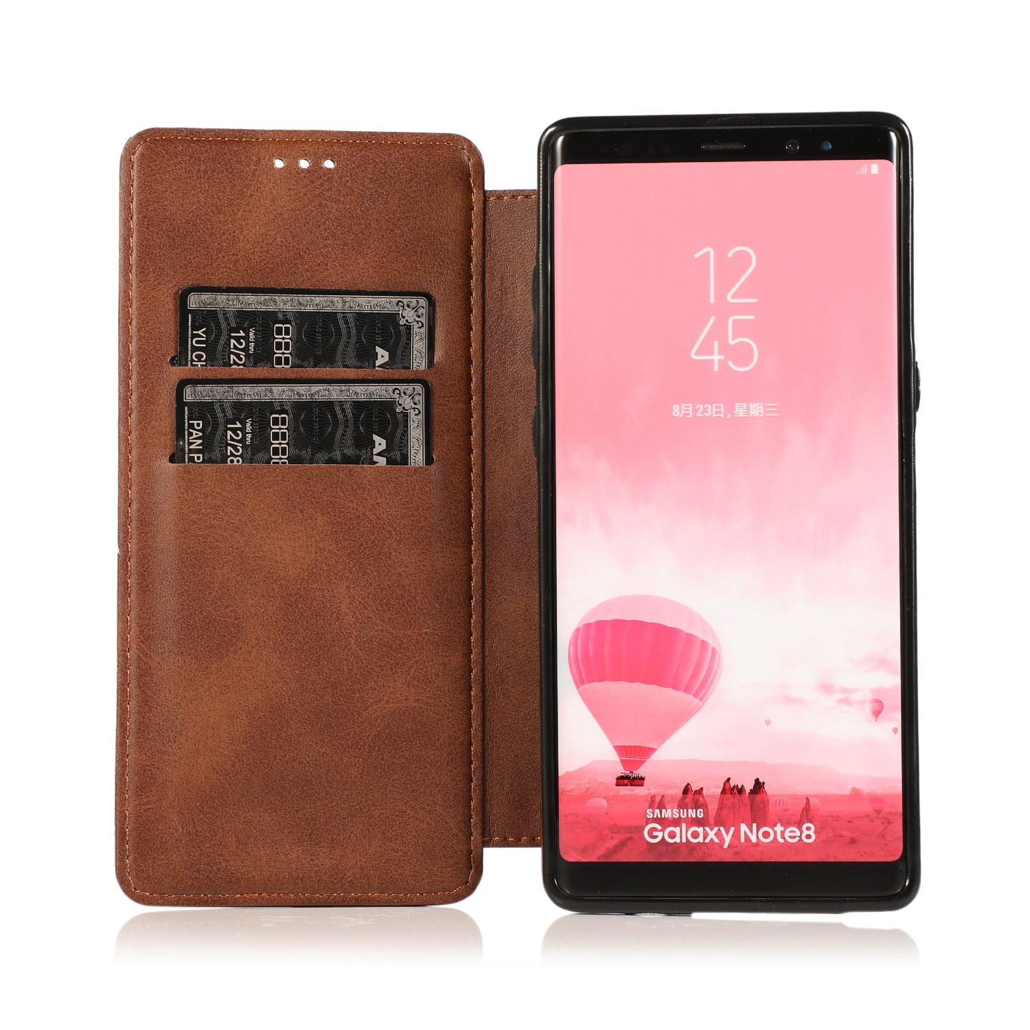 Bao Da Nắp Gập Từ Tính Có Ngăn Đựng Thẻ Cho Samsung Note8 / Note9 / Note10 / Note 10 Plus / Note 20 / Note 20