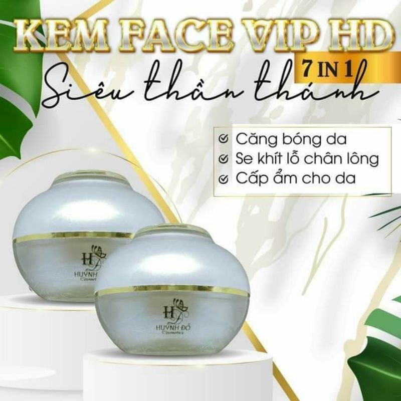 Kem face dưỡng trắng da giảm nám tàn nhang vip 7in1 tặng 1serum nhỏ