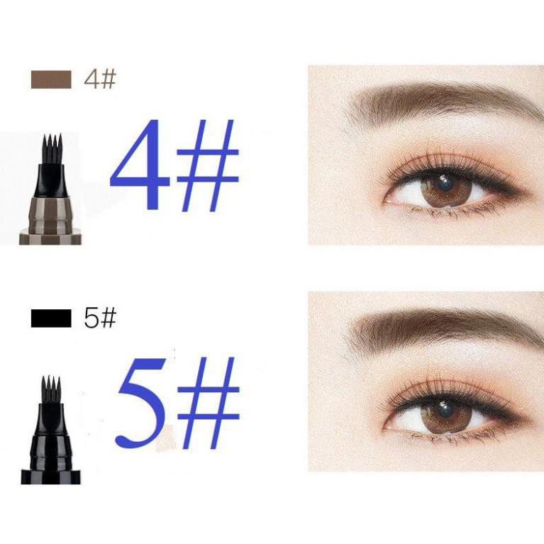 [CHÌ KẺ LÔNG MÀY] Chì kẻ lông mày phẩy sợi 4D chống trôi siêu thực AiYi cao cấp lên màu sắc nét dễ tẩy trang | BigBuy360 - bigbuy360.vn