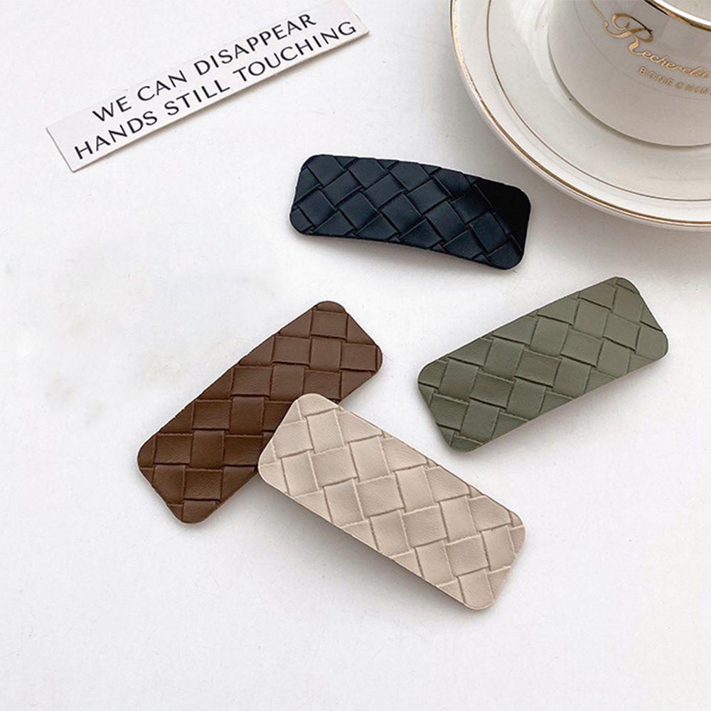 Kẹp Tóc BB Màu Trơn Bằng Hợp Kim Phong Cách Hàn Quốc Dễ Thương Thời Trang