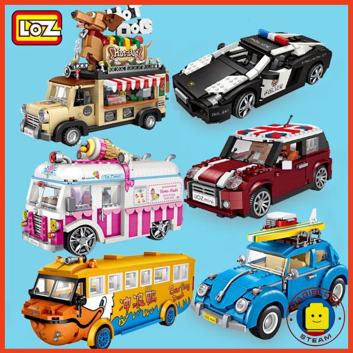 Đồ chơi lắp ráp mô hình xe ô tô LOZ 1112