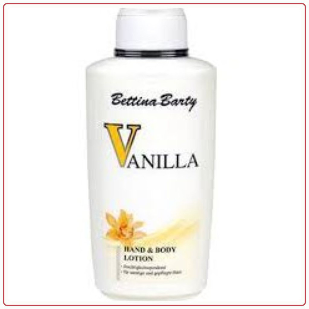 DƯỠNG THỂ/ SỮA DƯỠNG THỂ Vanilla Hand And Body Lotion của Bettina Barty 500ml