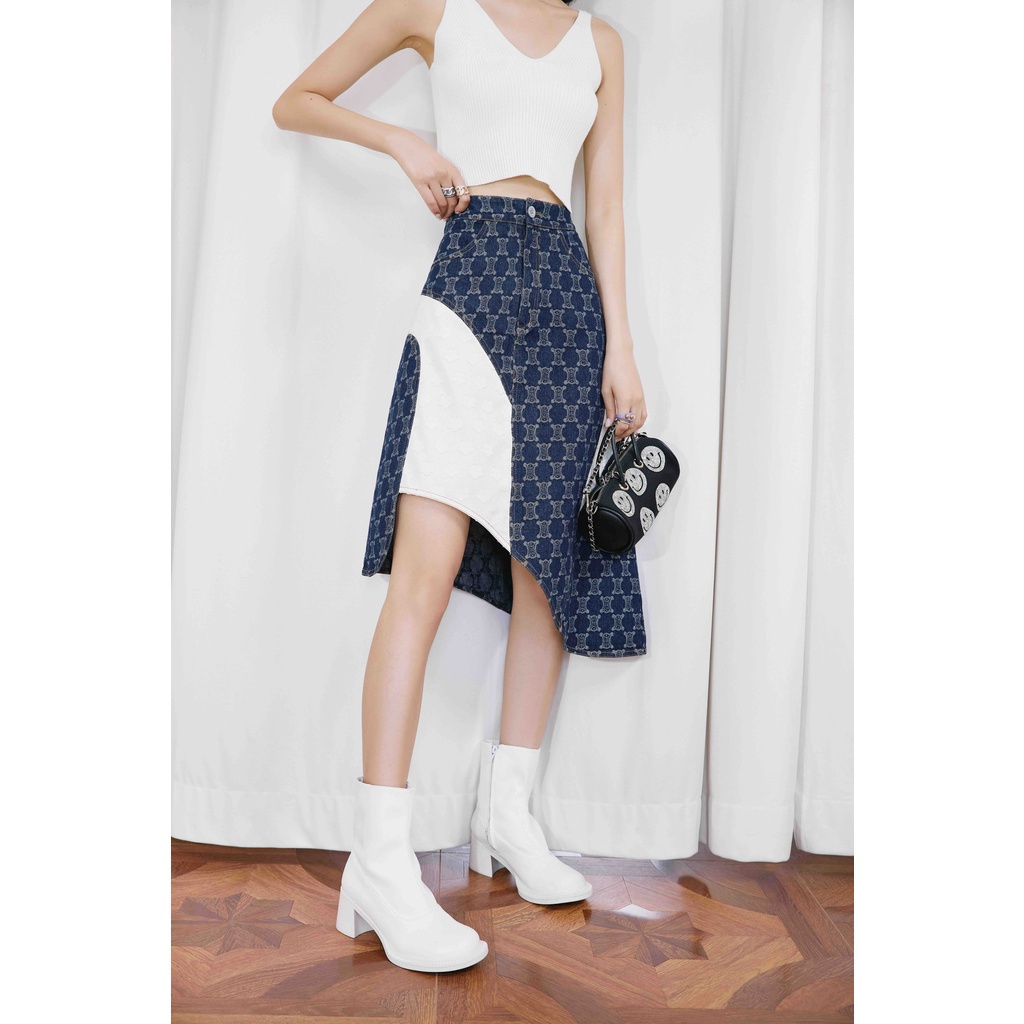 Iris Boutique IJ025-IK029 21/Falls Rome dating set- Chân váy + áo nữ thời trang thu đông | BigBuy360 - bigbuy360.vn