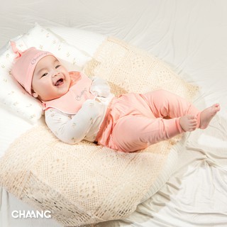 Set mũ thóp cho bé CHAANG summer hồng